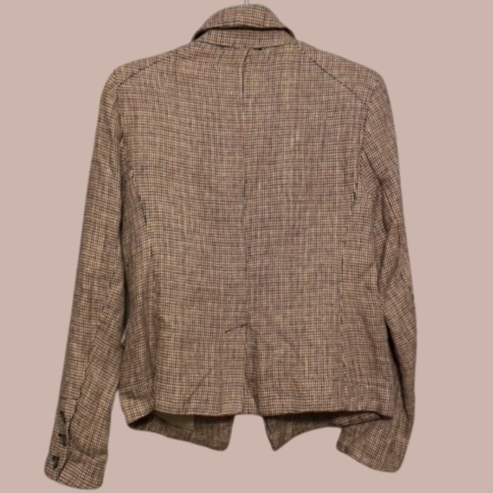 Free People Chess Blazer In Garnet - Picture 5 of 9